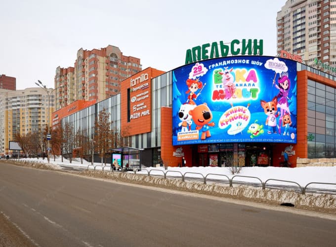 Светодиодный медиафасад для ТРЦ «Апельсин»
