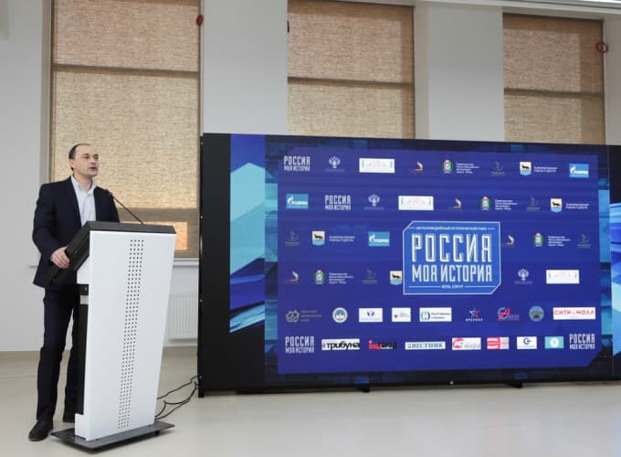 Светодиодные экраны в мультимедийном парке «Россия — моя история»